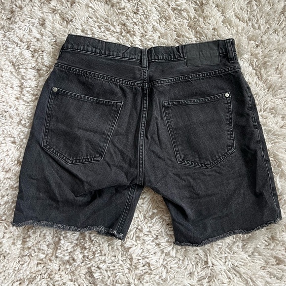 Black Jean Shorts - Picture 2 of 2